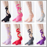 Ribbon Yoga Socks