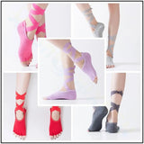 Ribbon Yoga Socks