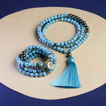 Turquoise Mala Bracelet