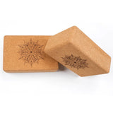 Floral Cork Yoga Block