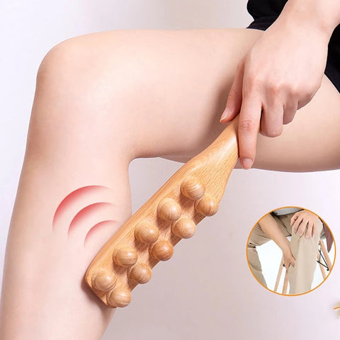 Wooden Massage Stick