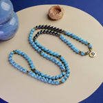 Turquoise Mala Bracelet