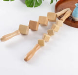 Wooden Cube Massage Roller