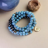 Turquoise Mala Bracelet