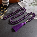 Amethyst Mala Necklace