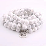 Natural Stone Mala Bracelet