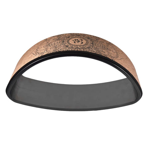 Curved Cork Yoga Wheel