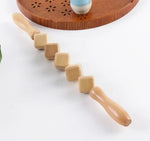 Wooden Cube Massage Roller