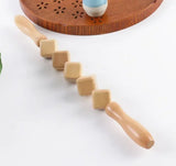 Wooden Cube Massage Roller