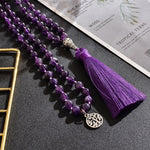 Amethyst Mala Necklace