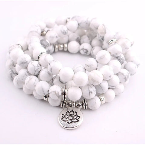 Natural Stone Mala Bracelet